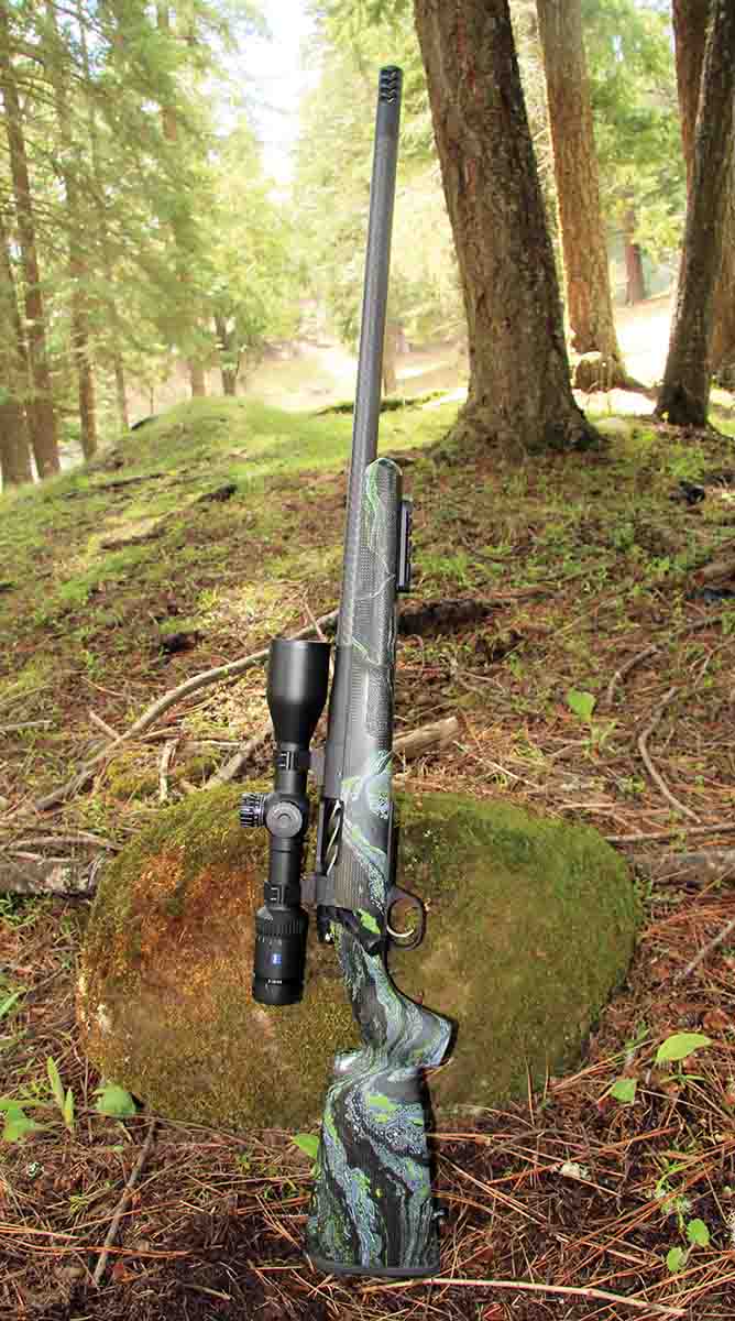 AllTerra’s Mountain Shadow Carbon Rifle in 6mm Creedmoor would make a welcomed companion on a mountain muley, Coues’ whitetail or open-country pronghorn hunt.
